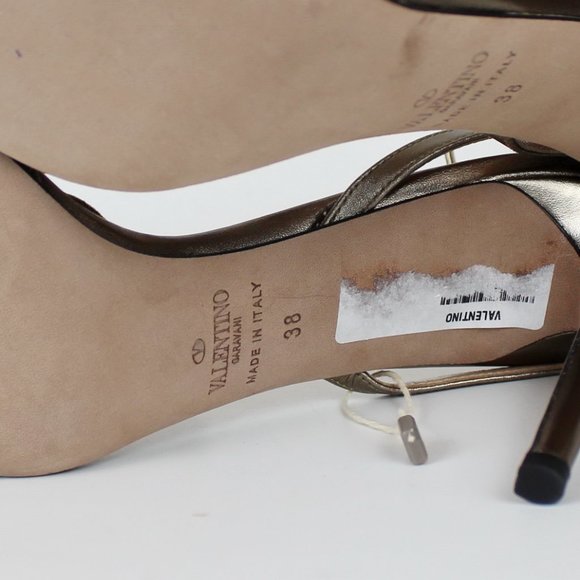 NEW Valentino Metallic Butterfly Sandals | Runway Style for Party & Events - Picture 13 of 14